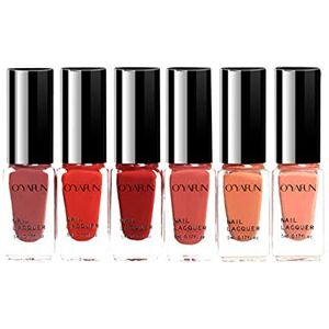 Clest F&H Ensemble de vernis à ongles (6 bouteilles)-Non-toxique écologique facile à décoller et à séchage rapide Vernis à ongles à base d'eau de longue durée-S601 - Publicité Clest F&H Ensemble de vernis à ongles (6 bouteilles)-Non-toxique écologique facile à décoller et à séchage rapide Vernis à ongles à base d'eau de longue durée-S601 - Publicité