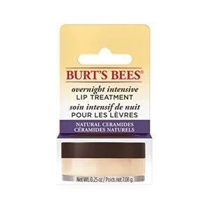 Burt's Bees Soin pour Lèvres Intensif de Nuit 100 % Naturel Ultra-revitalisant 7 g - Publicité