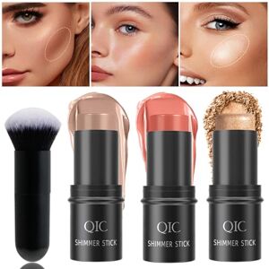 DENESTUP 3 PCS Kit De Maquillage En Bâton De Contour, Teintes Avec Crème Bronzante, Contour, Surligneur Et Blush En Stick, Pour Sculpter Facilement Les Joues - Publicité DENESTUP 3 PCS Kit De Maquillage En Bâton De Contour, Teintes Avec Crème Bronzante, Contour, Surligneur Et Blush En Stick, Pour Sculpter Facilement Les Joues - Publicité
