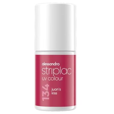 alessandro Striplac UV-Nagellack Juan's Kiss Deckend & Kratzfest bis zu 15 Tage Leichtes Auftragen Schonende Abziehtechnologie Vegan Pink, 6,5ml - Publicité alessandro Striplac UV-Nagellack Juan's Kiss Deckend & Kratzfest bis zu 15 Tage Leichtes Auftragen Schonende Abziehtechnologie Vegan Pink, 6,5ml - Publicité