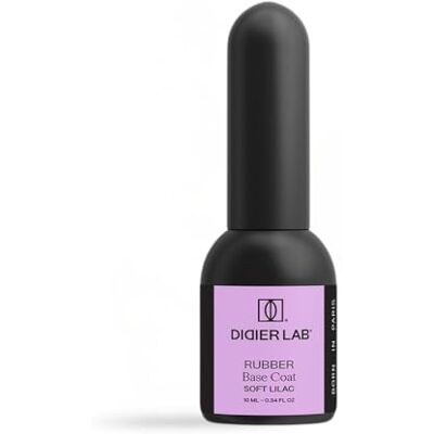 DIDIER LAB Premium Rubber Base Gel Sans Hema & TPO Soft Lilac 10ml Vernis Semi Permanent à Ongles UV Base Coat Semi Permanent Manucurist Nail Art Gel UV Ongle Couleur - Publicité DIDIER LAB Premium Rubber Base Gel Sans Hema & TPO Soft Lilac 10ml Vernis Semi Permanent à Ongles UV Base Coat Semi Permanent Manucurist Nail Art Gel UV Ongle Couleur - Publicité