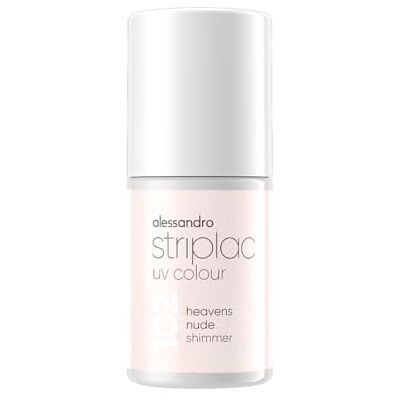 alessandro Striplac UV-Nagellack Heavens Nude Shimmer Deckend & Kratzfest bis zu 15 Tage Leichtes Auftragen Schonende Abziehtechnologie Vegan Rosa, 6,5ml - Publicité alessandro Striplac UV-Nagellack Heavens Nude Shimmer Deckend & Kratzfest bis zu 15 Tage Leichtes Auftragen Schonende Abziehtechnologie Vegan Rosa, 6,5ml - Publicité