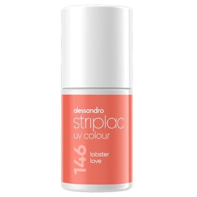 alessandro Striplac UV-Nagellack Lobster Love Deckend & Kratzfest bis zu 15 Tage Leichtes Auftragen Schonende Abziehtechnologie Vegan Orange, 6,5ml - Publicité alessandro Striplac UV-Nagellack Lobster Love Deckend & Kratzfest bis zu 15 Tage Leichtes Auftragen Schonende Abziehtechnologie Vegan Orange, 6,5ml - Publicité