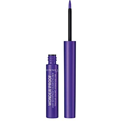 Rimmel Eyeliner Wonder'Proof Waterproof et sans transfert Longue Tenue Violet (04 Deep purple) 1,4ml - Publicité Rimmel Eyeliner Wonder'Proof Waterproof et sans transfert Longue Tenue Violet (04 Deep purple) 1,4ml - Publicité