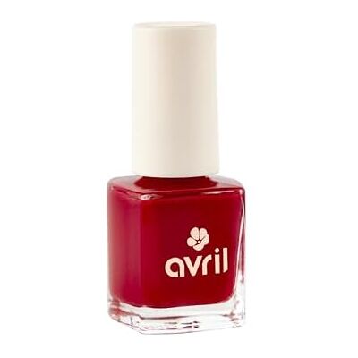 Vernis à ongles rouge rétro Avril - Vernis - Publicité Vernis à ongles rouge rétro Avril - Vernis - Publicité