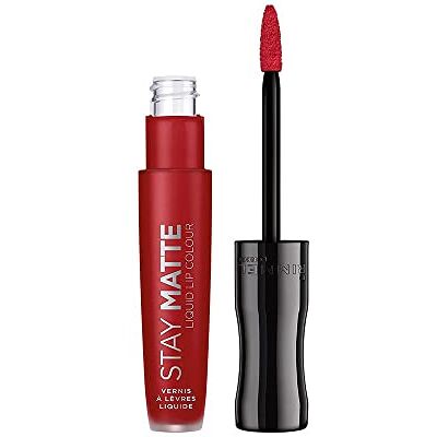 Rimmel Rouge à Lèvres Stay Matte Liquide Fini Mat Waterproof et Sans Transfert 500 Fire Starter 5,5ml - Publicité Rimmel Rouge à Lèvres Stay Matte Liquide Fini Mat Waterproof et Sans Transfert 500 Fire Starter 5,5ml - Publicité