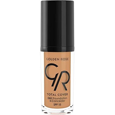 Golden Rose Fond De Teint Et Correcteur 2 En 1 Total Cover N19 Caramel Fond De Teint Tc19 Caramel 30 Ml - Publicité Golden Rose Fond De Teint Et Correcteur 2 En 1 Total Cover N19 Caramel Fond De Teint Tc19 Caramel 30 Ml - Publicité