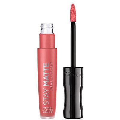 Rimmel Rouge à Lèvres Stay Matte Liquide Fini mat Waterproof et sans transfert 600 Coral Sass 5,5ml - Publicité Rimmel Rouge à Lèvres Stay Matte Liquide Fini mat Waterproof et sans transfert 600 Coral Sass 5,5ml - Publicité