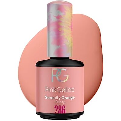Pink Gellac Vernis Semi Permanent, Vegan 286 Serenity Orange 15ml - Publicité Pink Gellac Vernis Semi Permanent, Vegan 286 Serenity Orange 15ml - Publicité