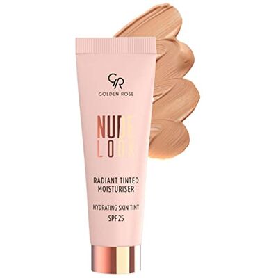 GOLDEN ROSE Nude Look Radiant Tinted Moisturiser - Teint Moyen - Publicité GOLDEN ROSE Nude Look Radiant Tinted Moisturiser - Teint Moyen - Publicité
