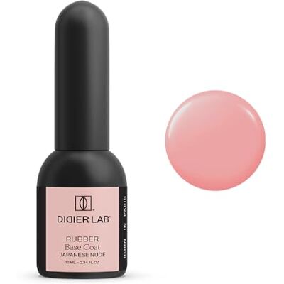DIDIER LAB Premium Rubber Base Gel Sans Hema & TPO Japanese Nude 10ml Vernis Semi Permanent à Ongles UV Base Coat Semi Permanent Manucurist Nail Art Gel UV Ongle Couleur - Publicité DIDIER LAB Premium Rubber Base Gel Sans Hema & TPO Japanese Nude 10ml Vernis Semi Permanent à Ongles UV Base Coat Semi Permanent Manucurist Nail Art Gel UV Ongle Couleur - Publicité