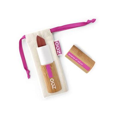 Rouge à lèvres brun naturel Zao - Rechargeable Bio Vegan Certifié - Publicité Rouge à lèvres brun naturel Zao - Rechargeable Bio Vegan Certifié - Publicité