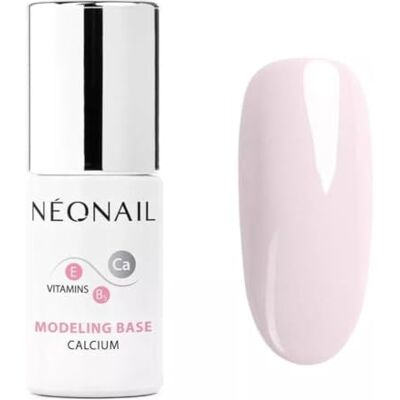 NÉONAIL Vernis Semi Permanent Base Coat 7,2 ml Vernis Gel UV Semi Permanent Modeling Base Calcium Basic Pink Vernis à Ongles Gel Polish Gel UV Nail Art - Publicité NÉONAIL Vernis Semi Permanent Base Coat 7,2 ml Vernis Gel UV Semi Permanent Modeling Base Calcium Basic Pink Vernis à Ongles Gel Polish Gel UV Nail Art - Publicité