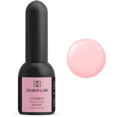 DIDIER LAB Rubber Base Coat Vernis Semi Permanent Sakura Vernis à Ongles Semi Permanent Vernis Gel UV Semi Permanent Nail Art Gel Pour Ongle Gel Ongle UV French Manucure -Gel Polish - Publicité DIDIER LAB Rubber Base Coat Vernis Semi Permanent Sakura Vernis à Ongles Semi Permanent Vernis Gel UV Semi Permanent Nail Art Gel Pour Ongle Gel Ongle UV French Manucure -Gel Polish - Publicité