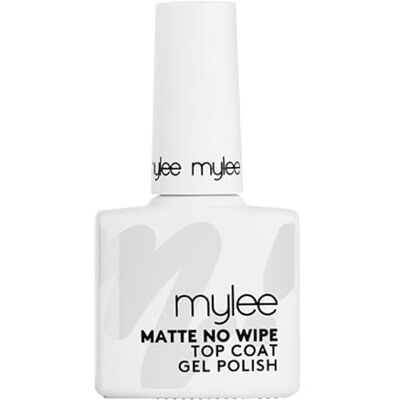 MYLEE Vernis à Ongles Gel Matte No-Wipe Top Coat 10ml, UV/LED Nail Art - Publicité MYLEE Vernis à Ongles Gel Matte No-Wipe Top Coat 10ml, UV/LED Nail Art - Publicité