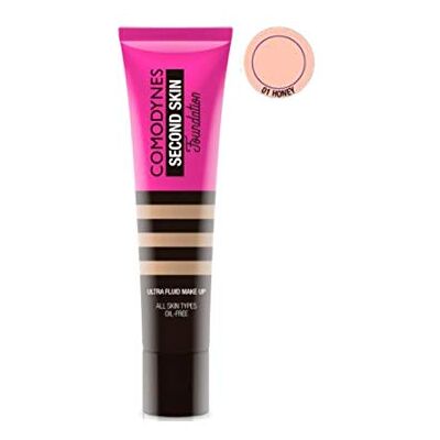 Korff Comodynes Ultra Fluid Make Up - Foundation - Honey - Publicité Korff Comodynes Ultra Fluid Make Up - Foundation - Honey - Publicité