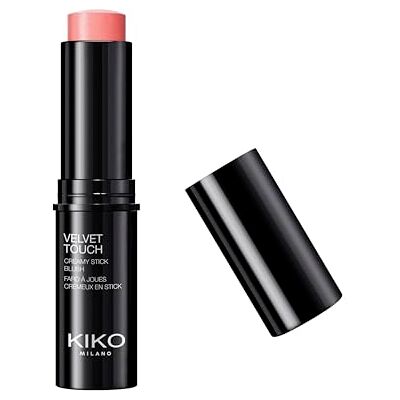 Kiko Milano Velvet Touch Creamy Stick Blush Teinte 02 Golden Peach Crémeux Fini Lumineux Noix et Pistache Estompable - Publicité Kiko Milano Velvet Touch Creamy Stick Blush Teinte 02 Golden Peach Crémeux Fini Lumineux Noix et Pistache Estompable - Publicité