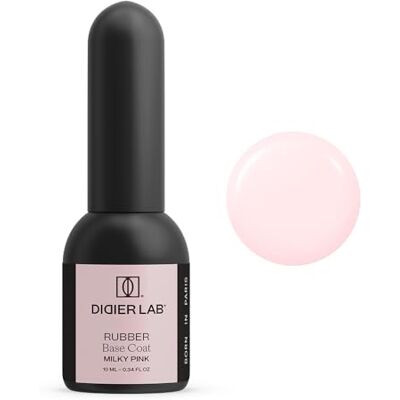 DIDIER LAB Rubber Base Coat Vernis Semi Permanent Milky Pink Vernis à Ongles Semi Permanent Vernis Gel UV Semi Permanent Nail Art Gel Pour Ongle Gel Ongle UV French Manucure Gel Polish - Publicité DIDIER LAB Rubber Base Coat Vernis Semi Permanent Milky Pink Vernis à Ongles Semi Permanent Vernis Gel UV Semi Permanent Nail Art Gel Pour Ongle Gel Ongle UV French Manucure Gel Polish - Publicité