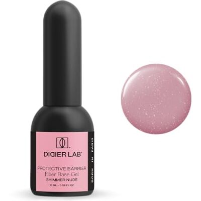 DIDIER LAB Premium Fiber Base Coat Vernis Semi Permanent Shimmer Nude Vernis à Ongles Gel UV Sans HEMA ni TPO Nail Art Gel Pour Ongle Gel Ongle UV French Manucure Gel Polish 10ml - Publicité DIDIER LAB Premium Fiber Base Coat Vernis Semi Permanent Shimmer Nude Vernis à Ongles Gel UV Sans HEMA ni TPO Nail Art Gel Pour Ongle Gel Ongle UV French Manucure Gel Polish 10ml - Publicité
