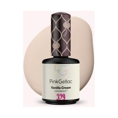 Pink Gellac Vernis Semi Permanent, Vegan 329 Vanilla Cream 15ml Vernis Gel UV Semi Permanent Noir Pour 14 Jours Gel Polish Facile à Utiliser de Qualité Salon Facile à Enlever - Publicité Pink Gellac Vernis Semi Permanent, Vegan 329 Vanilla Cream 15ml Vernis Gel UV Semi Permanent Noir Pour 14 Jours Gel Polish Facile à Utiliser de Qualité Salon Facile à Enlever - Publicité