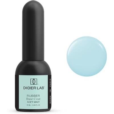 DIDIER LAB Premium Rubber Base Gel Sans Hema & TPO Soft Mint 10ml Vernis Semi Permanent à Ongles UV Base Coat Semi Permanent Manucurist Nail Art Gel UV Ongle Couleur - Publicité DIDIER LAB Premium Rubber Base Gel Sans Hema & TPO Soft Mint 10ml Vernis Semi Permanent à Ongles UV Base Coat Semi Permanent Manucurist Nail Art Gel UV Ongle Couleur - Publicité