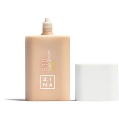 3ina The Every Single Day Foundation SPF 50 610 Froid extra clair fond de teint liquide avec indice SPF 50 À base de 2 % de Niacinamide À couvrance légère à moyenne Vegan Cruelty Free - Publicité 3ina The Every Single Day Foundation SPF 50 610 Froid extra clair fond de teint liquide avec indice SPF 50 À base de 2 % de Niacinamide À couvrance légère à moyenne Vegan Cruelty Free - Publicité