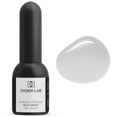 DIDIER LAB Sculpture Polybase LED UV Vernis à Ongles Milky White Base Coat & Vernis a Ongle 2en1 Autonivelant Forte Adhérence Gel Polish Pour une Manucure Rapide et Parfaite 10ml - Publicité DIDIER LAB Sculpture Polybase LED UV Vernis à Ongles Milky White Base Coat & Vernis a Ongle 2en1 Autonivelant Forte Adhérence Gel Polish Pour une Manucure Rapide et Parfaite 10ml - Publicité