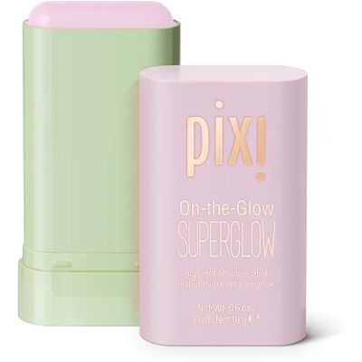 Pixi Beauty On-the-Glow SuperGlow PetalDew Bâton illuminateur hydratant pour joues et arcs de sourcils, avec ginseng, aloe vera et extraits de fruits, 19 g - Publicité Pixi Beauty On-the-Glow SuperGlow PetalDew Bâton illuminateur hydratant pour joues et arcs de sourcils, avec ginseng, aloe vera et extraits de fruits, 19 g - Publicité