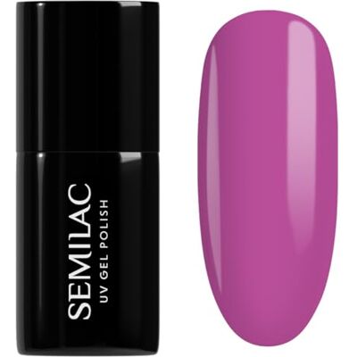 Semilac Vernis à ongles UV Hybrid 601 Neon Pink Punch 7 ml - Publicité Semilac Vernis à ongles UV Hybrid 601 Neon Pink Punch 7 ml - Publicité
