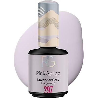 Pink Gellac Vernis Semi Permanent, Vegan 297 Lavender Grey 15ml Vernis Gel UV Semi Permanent Noir Pour 14 Jours Gel Polish Facile à Utiliser de Qualité Salon Facile à Enlever - Publicité Pink Gellac Vernis Semi Permanent, Vegan 297 Lavender Grey 15ml Vernis Gel UV Semi Permanent Noir Pour 14 Jours Gel Polish Facile à Utiliser de Qualité Salon Facile à Enlever - Publicité