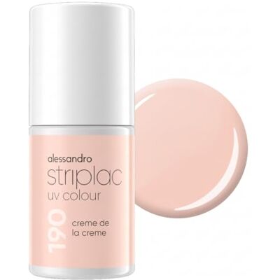 alessandro Striplac UV-Nagellack Creme de la Creme Deckend & Kratzfest bis zu 15 Tage Leichtes Auftragen Schonende Abziehtechnologie Vegan Beige, 6,5ml - Publicité alessandro Striplac UV-Nagellack Creme de la Creme Deckend & Kratzfest bis zu 15 Tage Leichtes Auftragen Schonende Abziehtechnologie Vegan Beige, 6,5ml - Publicité