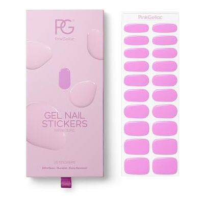 Pink Gellac Ongles Gel Autocollant UV Stickers Ongles 0029 Sweet Lilac Pour Nail Art Autocollant Ongle Facile a Utiliser de Qualité Salon Facile a Enlever 20 Pièces en 10 Tailles - Publicité Pink Gellac Ongles Gel Autocollant UV Stickers Ongles 0029 Sweet Lilac Pour Nail Art Autocollant Ongle Facile a Utiliser de Qualité Salon Facile a Enlever 20 Pièces en 10 Tailles - Publicité