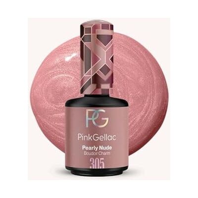 Pink Gellac Vernis Semi Permanent, Vegan 305 Pearly Nude 15ml - Publicité Pink Gellac Vernis Semi Permanent, Vegan 305 Pearly Nude 15ml - Publicité
