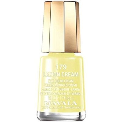 Vernis Mini Color Lemon Cream Mavala - Publicité Vernis Mini Color Lemon Cream Mavala - Publicité