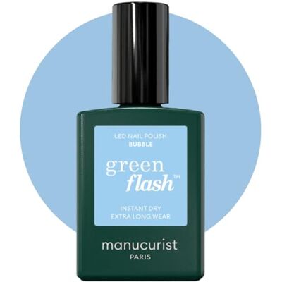 Manucurist Green Flash Bubble Vernis à Ongles - Vernis - Publicité Manucurist Green Flash Bubble Vernis à Ongles - Vernis - Publicité