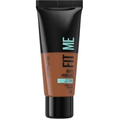 Fond de teint Fit Me Maybelline - Pecan - Fini mat - 30ml - Publicité Fond de teint Fit Me Maybelline - Pecan - Fini mat - 30ml - Publicité
