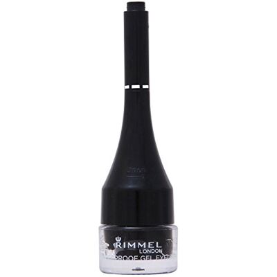 Rimmel SCANDALEYES WATERPROOF GEL EYELINER #001 BLACKEST BLACK - Publicité Rimmel SCANDALEYES WATERPROOF GEL EYELINER #001 BLACKEST BLACK - Publicité