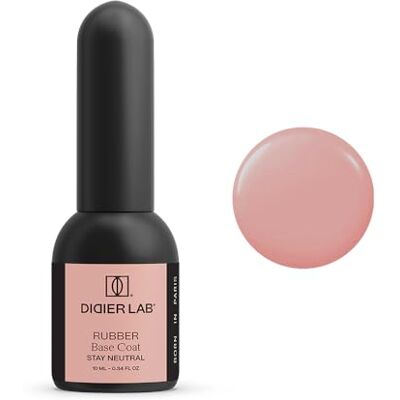 DIDIER LAB Premium Rubber Base Gel Sans Hema & TPO Stay Neutral 10ml Vernis Semi Permanent à Ongles UV Base Coat Semi Permanent Manucurist Nail Art Gel UV Ongle Couleur - Publicité DIDIER LAB Premium Rubber Base Gel Sans Hema & TPO Stay Neutral 10ml Vernis Semi Permanent à Ongles UV Base Coat Semi Permanent Manucurist Nail Art Gel UV Ongle Couleur - Publicité