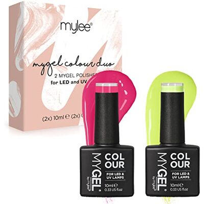 Mylee - Rave On - 2x10ml - Gel - Kit de vernis à ongles - Publicité Mylee - Rave On - 2x10ml - Gel - Kit de vernis à ongles - Publicité