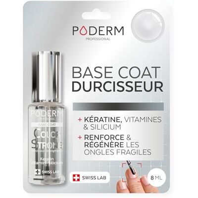 Base forte Poderm - Vernis durcisseur - Soin des ongles - Publicité Base forte Poderm - Vernis durcisseur - Soin des ongles - Publicité