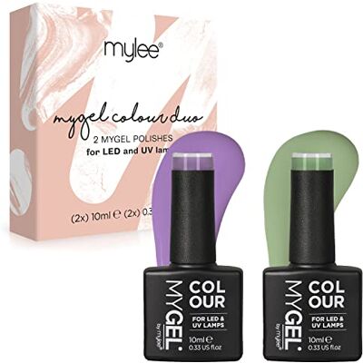 MYLEE MyGel by Sage Advice Vernis à Ongles Gel Set 2x10ml UV/LED Nail Art - Publicité MYLEE MyGel by Sage Advice Vernis à Ongles Gel Set 2x10ml UV/LED Nail Art - Publicité