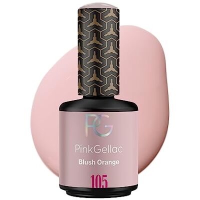 Pink Gellac Vernis Semi Permanent 105 Blush Orange 15 ml Vernis à Ongles Gel Pour 14+ Jours de Manucure Impeccable Facile à Utiliser Semi Permanent Facile à Enlever - Publicité Pink Gellac Vernis Semi Permanent 105 Blush Orange 15 ml Vernis à Ongles Gel Pour 14+ Jours de Manucure Impeccable Facile à Utiliser Semi Permanent Facile à Enlever - Publicité