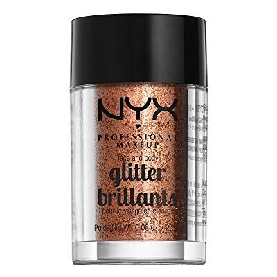 NYX PROFESSIONAL MAKEUP - Gli04 - Copper - Face & Body - glitter - Publicité NYX PROFESSIONAL MAKEUP - Gli04 - Copper - Face & Body - glitter - Publicité