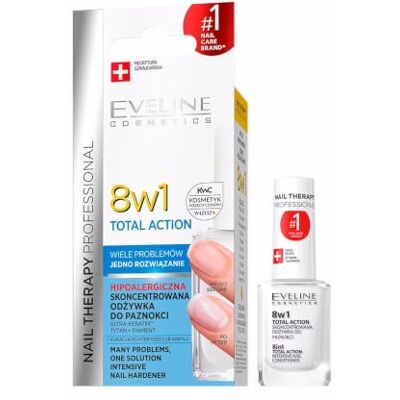 Eveline Cosmetics Soin Ongles 8-en-1 - Base pour Ongles - Publicité Eveline Cosmetics Soin Ongles 8-en-1 - Base pour Ongles - Publicité