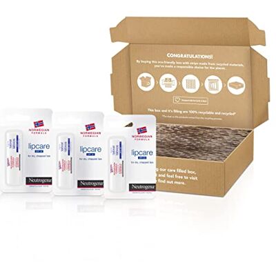 Neutrogena Norwegian Formula SPF 20 Baume à lèvres - 4,8 g - 3-pack - Baume à lèvres - Publicité Neutrogena Norwegian Formula SPF 20 Baume à lèvres - 4,8 g - 3-pack - Baume à lèvres - Publicité