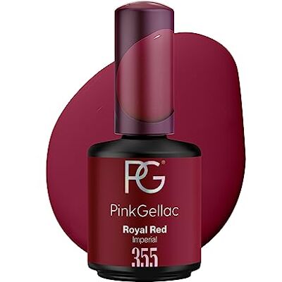 Pink Gellac Vernis Semi Permanent, Vegan 355 Royal Red 15ml - Publicité Pink Gellac Vernis Semi Permanent, Vegan 355 Royal Red 15ml - Publicité