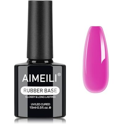 AIMEILI 5 en 1 Rubber Base Gel Néon Macaron 15ML 1401 - Publicité AIMEILI 5 en 1 Rubber Base Gel Néon Macaron 15ML 1401 - Publicité