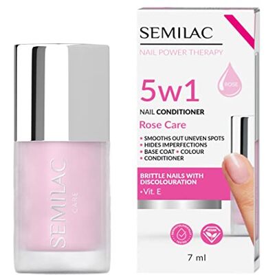 Semilac Conditionneur pour ongles 5in1 Rose Care 7 ml - Publicité Semilac Conditionneur pour ongles 5in1 Rose Care 7 ml - Publicité