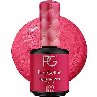 Pink Gellac Vernis Semi Permanent, Vegan 182 Dynamic Pink 15 ml - Publicité Pink Gellac Vernis Semi Permanent, Vegan 182 Dynamic Pink 15 ml - Publicité