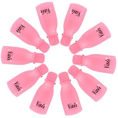 Hanyousheng 10 pièces Acrylique Nail Art Clip Tremper Hors Clip Capuchon,Pince à Ongles Dissolvant,Pour le Nettoyage des Ongles Retirer le Vernis Gel - Publicité Hanyousheng 10 pièces Acrylique Nail Art Clip Tremper Hors Clip Capuchon,Pince à Ongles Dissolvant,Pour le Nettoyage des Ongles Retirer le Vernis Gel - Publicité